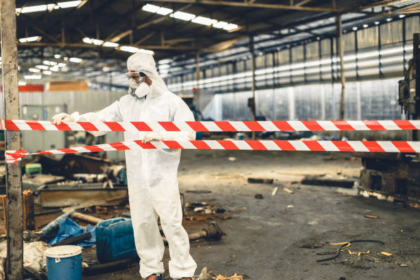 Professional Biohazard technician working in Cedar Island, NC